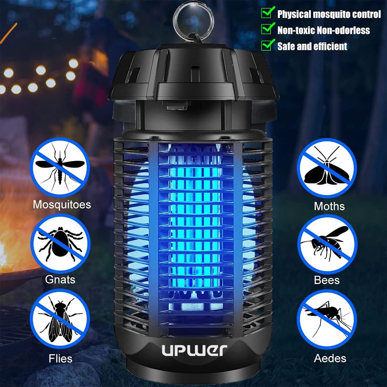 Electric Insect Killer, UV Mosquito Lamp, Eliminate Mosquito Moths