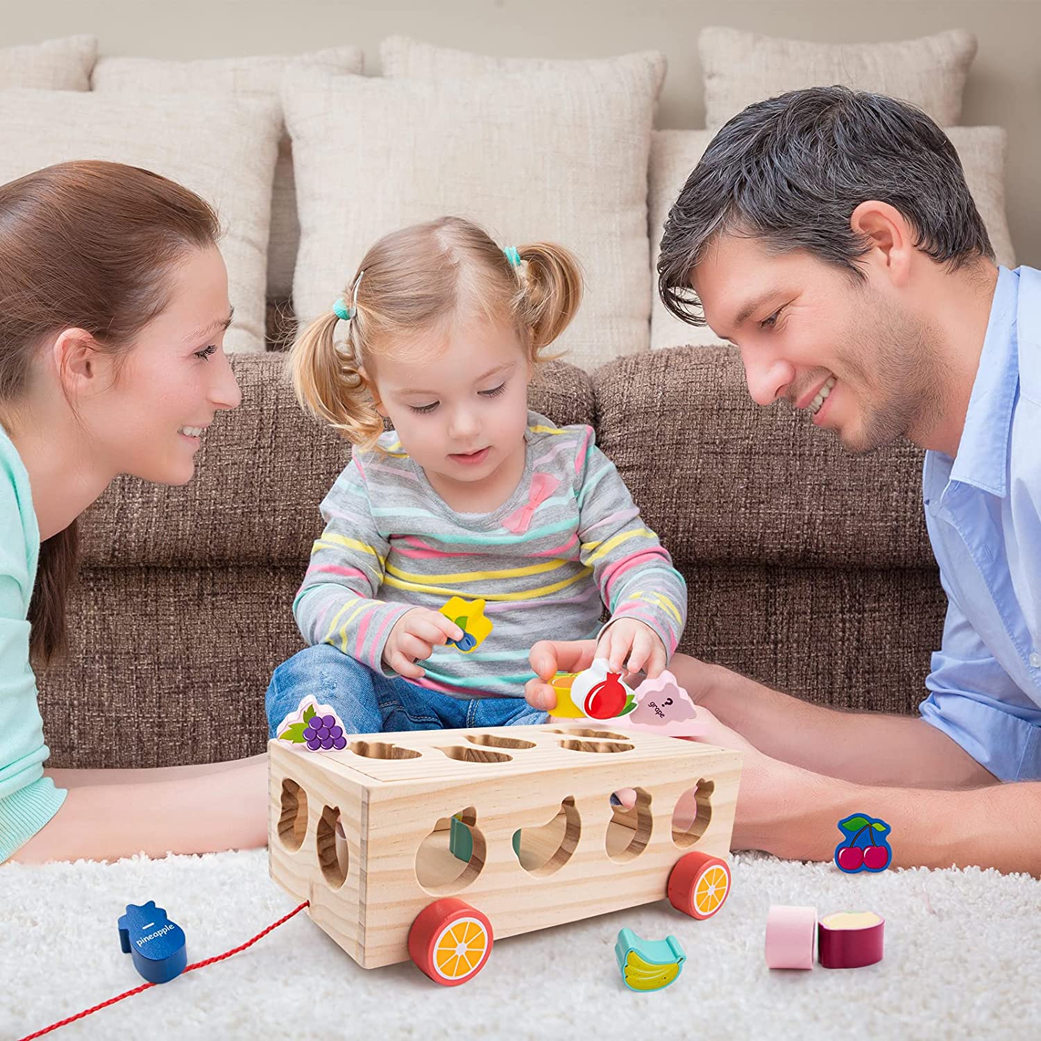 Giochi Bimbi 1 Anno Educativi Bambin Cubi Legno Montessori